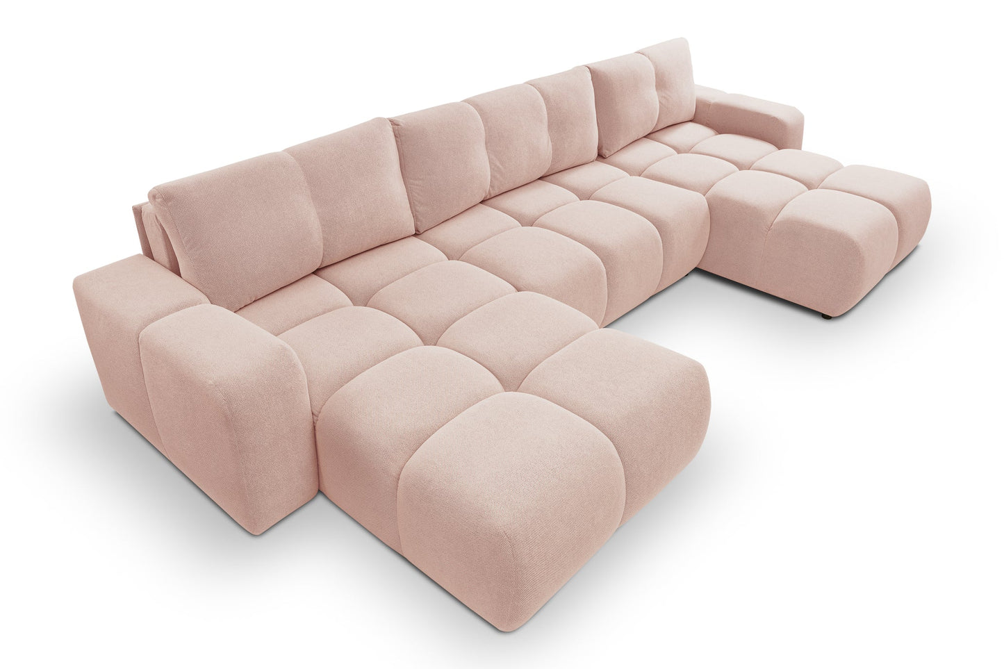 Lask SOHO U-Shaped Corner Sofa Bed with Storage – 359 x 177 cm