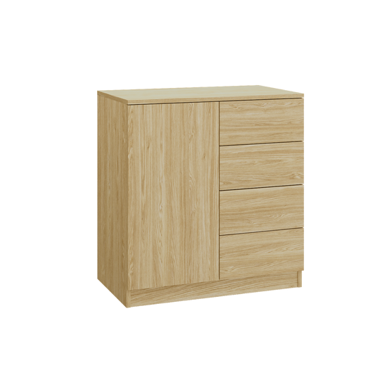 SLEEP VARIA Chest of Drawers 80 cm – Oiled Oak