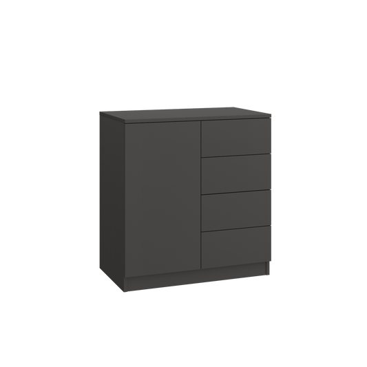 SLEEP VARIA Chest of Drawers 80 cm – Graphite