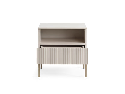 Sento Nightstand - Modern Simplicity with Functional Elegance Cashmere