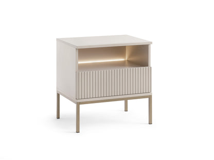 Sento Nightstand - Modern Simplicity with Functional Elegance Cashmere
