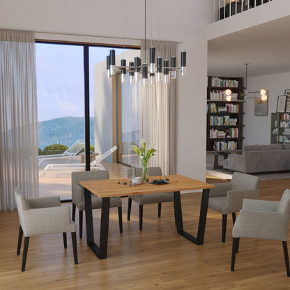 LE Cezar Dining Table – Artisan Oak 138 x 90 cm