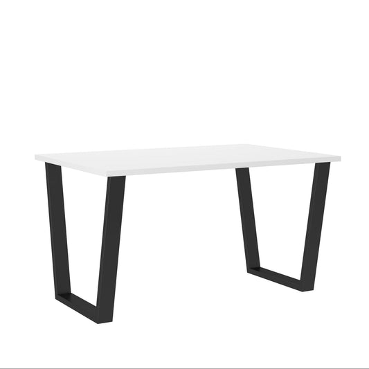 LE Cezar Dining Table – White 138 x 67 cm