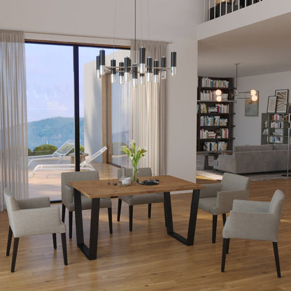 LE Cezar Dining Table – Lancelot Oak 138 x 67 cm