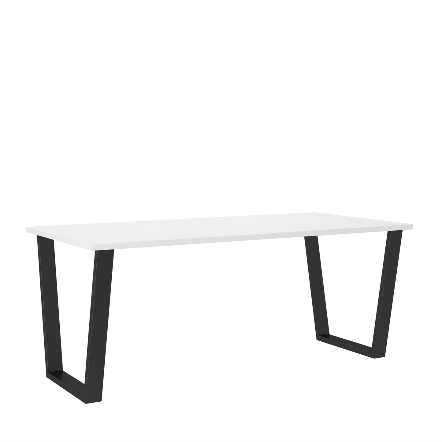 LE Cezar Dining Table – White 185 x 67 cm