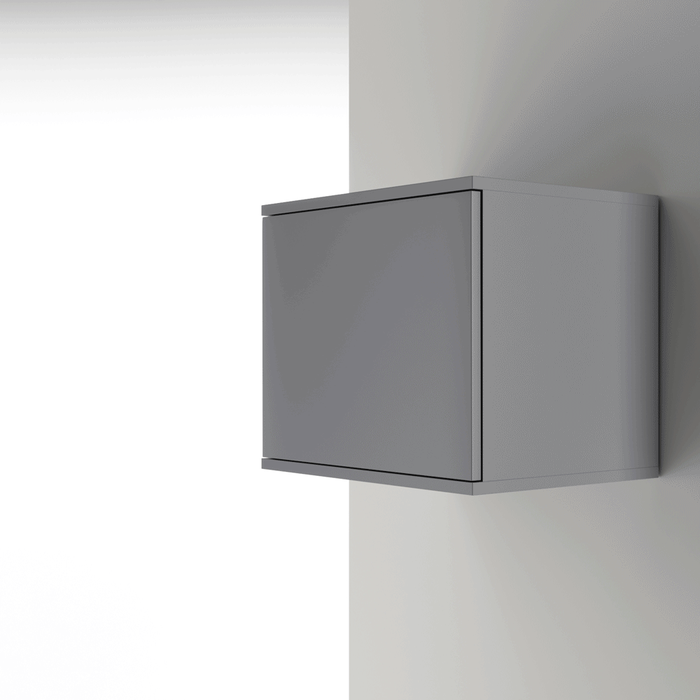 PK Emi 39 Hallway Wardrobe Sonoma Oak - Upholstered Panels in Various Colours