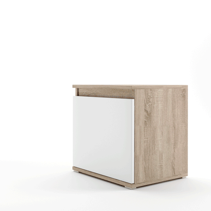 PK Emi 39 Hallway Wardrobe White - Upholstered Panels in Various Colours