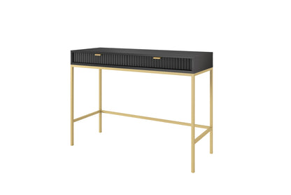 Nova Vanity Table Black - A Fusion of Modern Elegance and Practical Storage