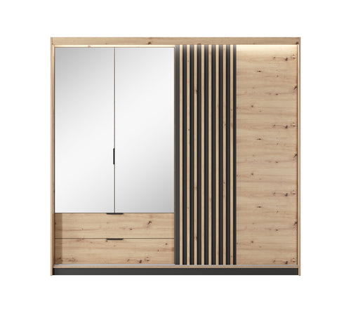 Lask Tally – 4-Door Wardrobe
