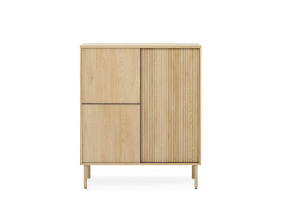 Lask Tavo – High Sideboard 3 Doors (103.5 × 121.8 × 39.5 cm)