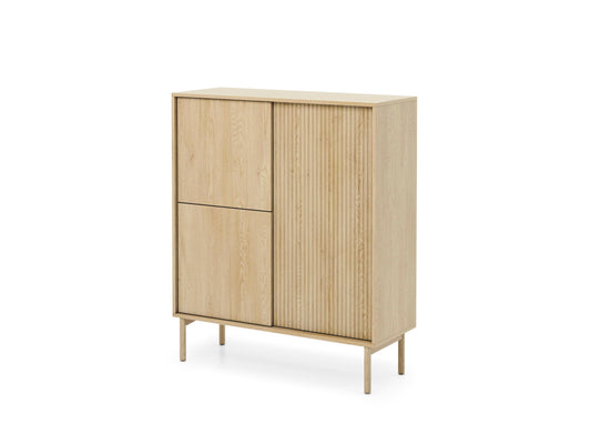 Lask Tavo – High Sideboard 3 Doors (103.5 × 121.8 × 39.5 cm)