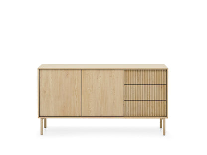 Lask Tavo – Sideboard 153 cm with 2 Doors and 3 Drawers (153.5 × 79.8 × 39.5 cm)