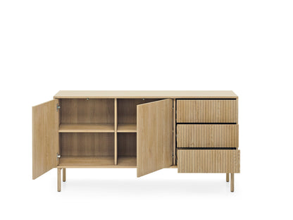 Lask Tavo – Sideboard 153 cm with 2 Doors and 3 Drawers (153.5 × 79.8 × 39.5 cm)