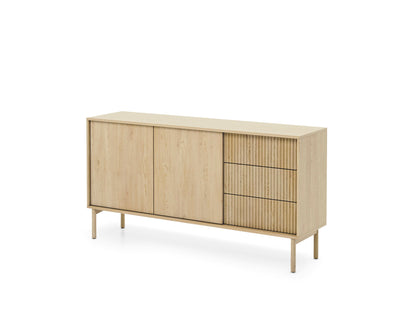 Lask Tavo – Sideboard 153 cm with 2 Doors and 3 Drawers (153.5 × 79.8 × 39.5 cm)