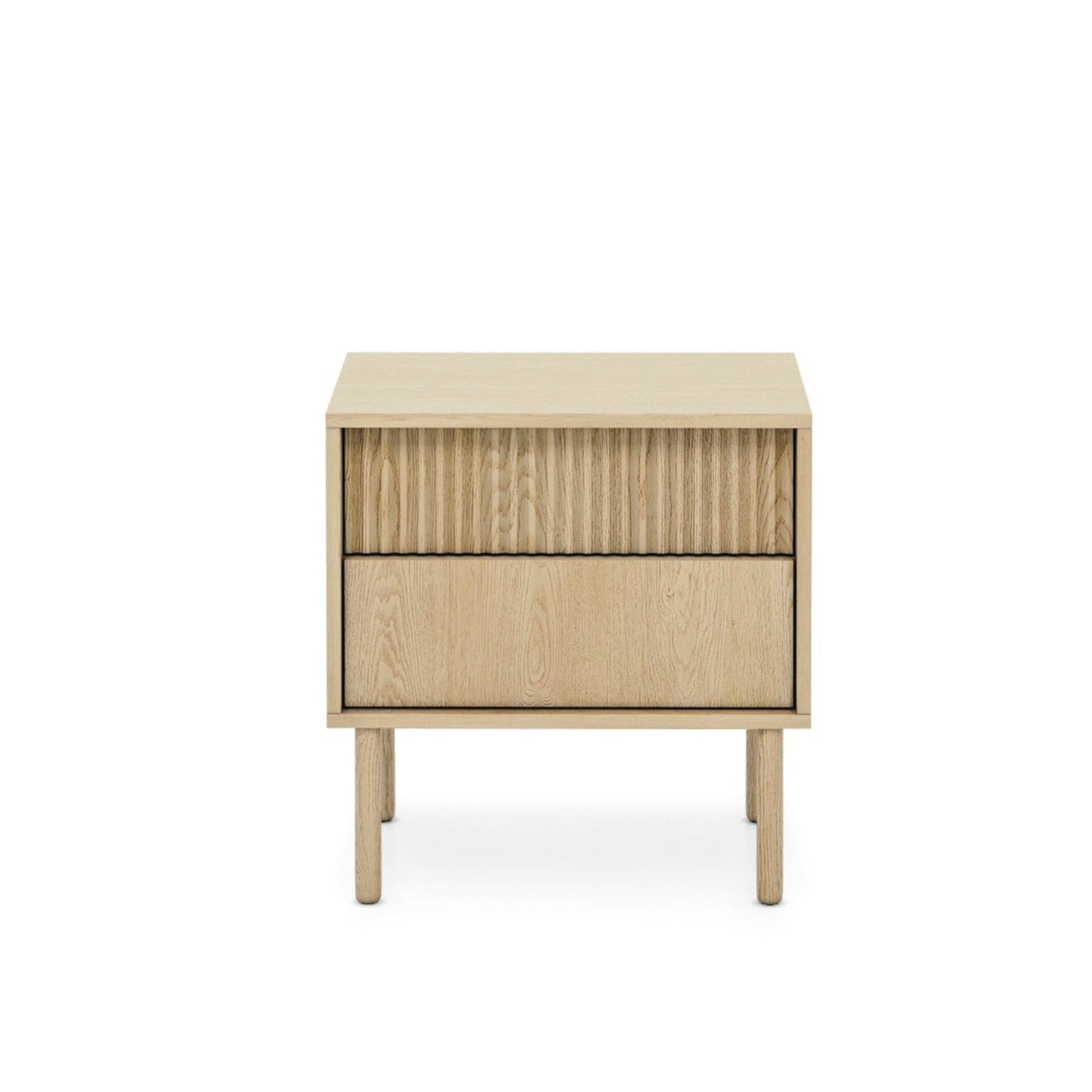 Lask Tavo – Nightstand with 2 Drawers (53.5 × 55 × 39.5 cm)