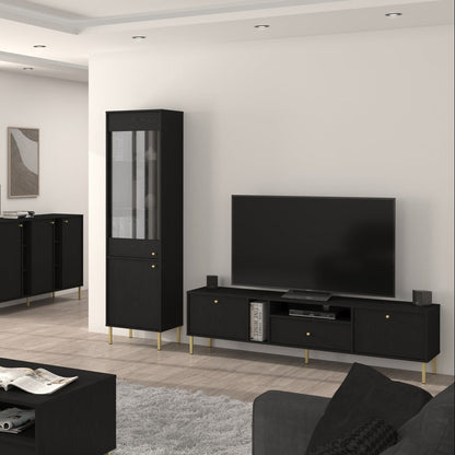 LE TOKYO 2 Display Cabinet 101 – Black Graphite