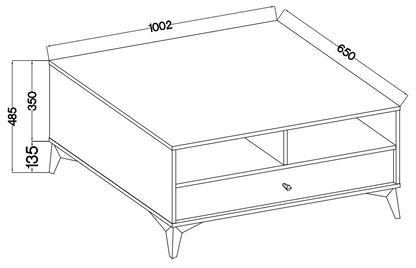 LE Tokyo Coffee Table 201 - Eucalyptus Green
