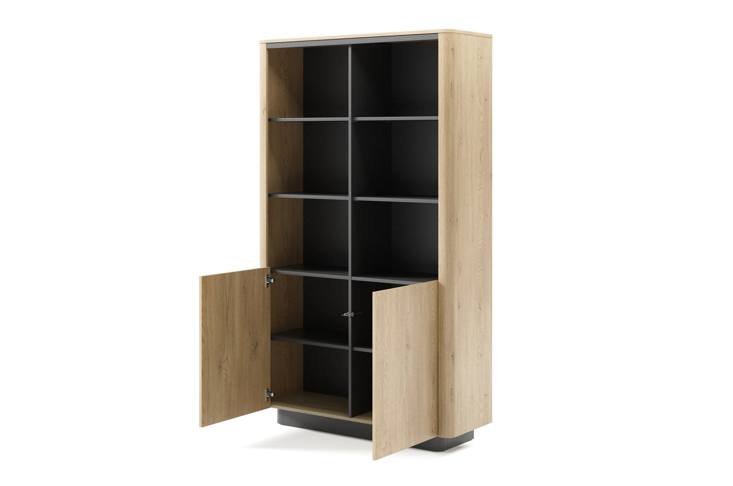 Lask Torro – Display Cabinet 2 Doors (113.2 × 190.1 × 38.1 cm)