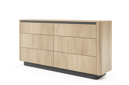 Lask Torro – Sideboard 163 cm with 6 Drawers (163.2 × 82.9 × 38.1 cm)