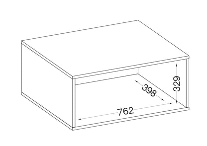 LE Malta 112 2F Overhead Cabinet in Light Grey
