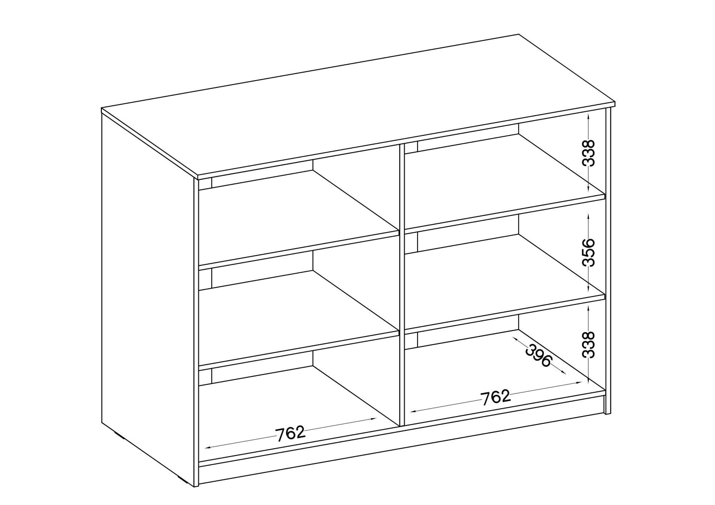 LE Malta 830 2F Sideboard in Artisan Oak & Light Grey