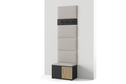 PK Ross 6 Hallway Set –  Upholstered Panels in Various Colours