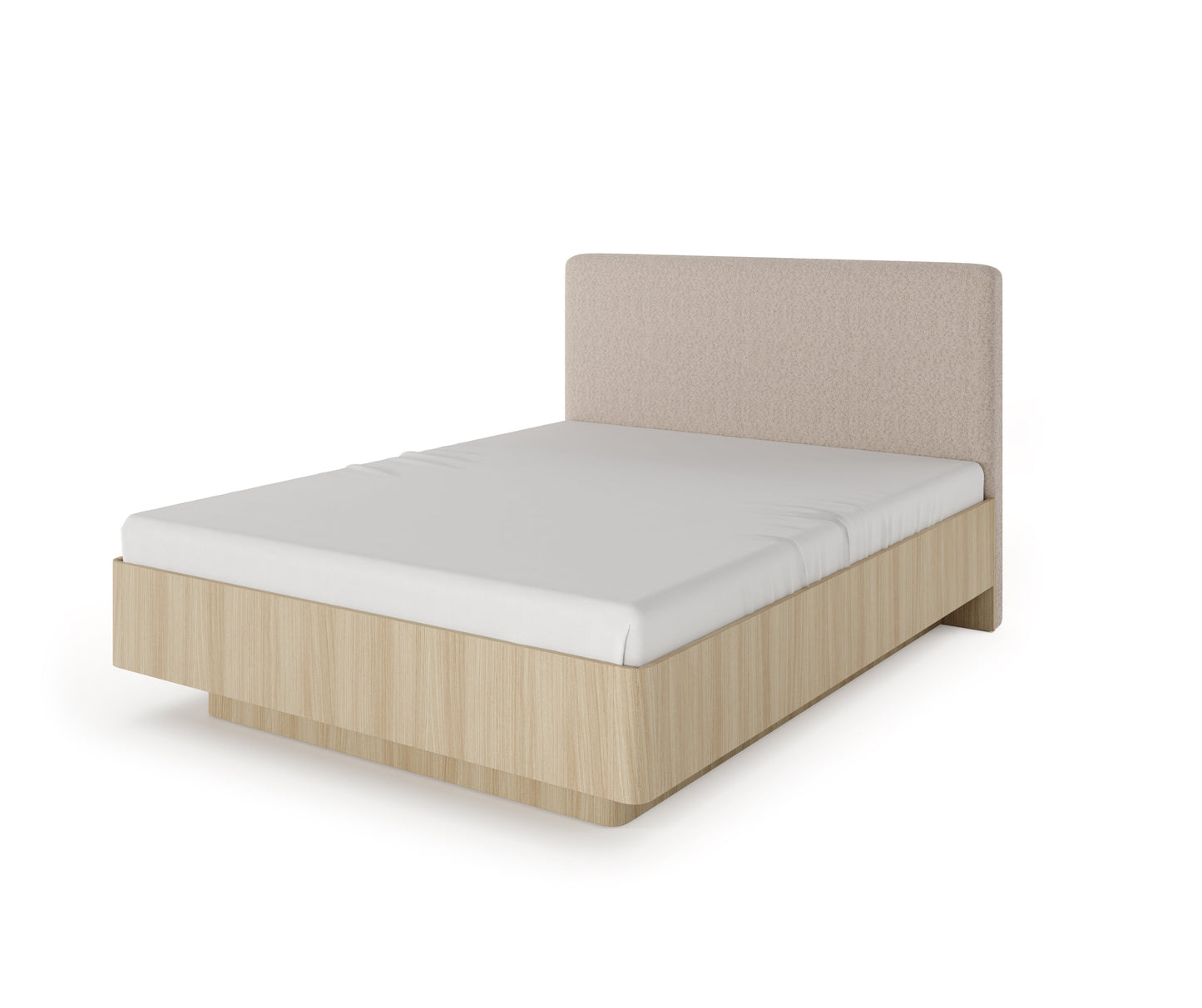 Lask Viki – Bed with Upholstered Headboard and Storage