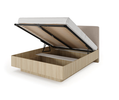 Lask Viki – Bed with Upholstered Headboard and Storage