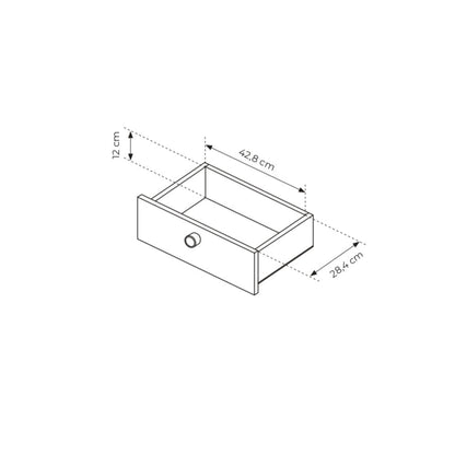 Lask Viki – Bedside Table with 2 Drawers