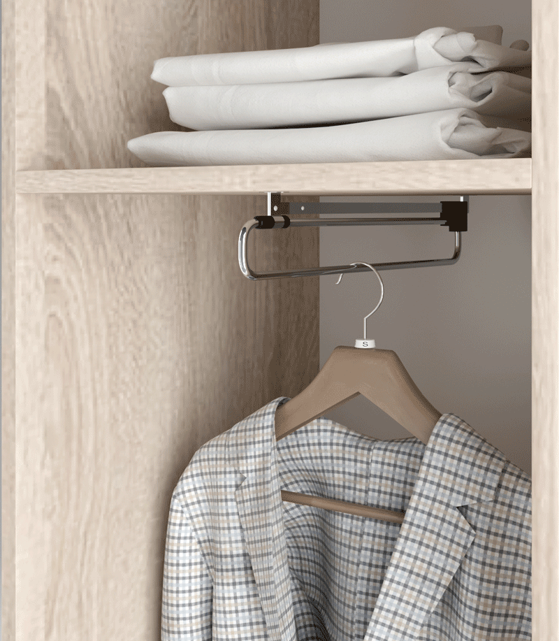 PK Emi 11 Hallway Wardrobe Sonoma - Upholstered Panels in Various Colours