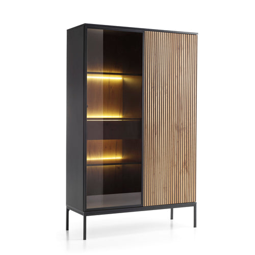 Sento Tall Display Cabinet - Modern Elegance