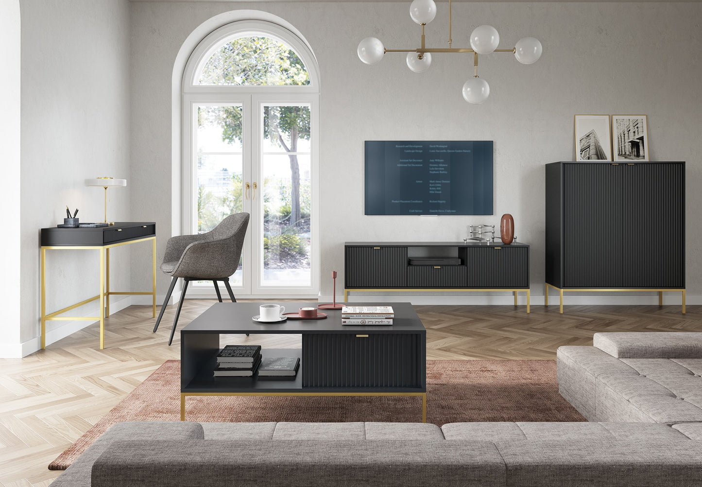 Nova Coffee Table Black - Modern Design and Practical Functionality