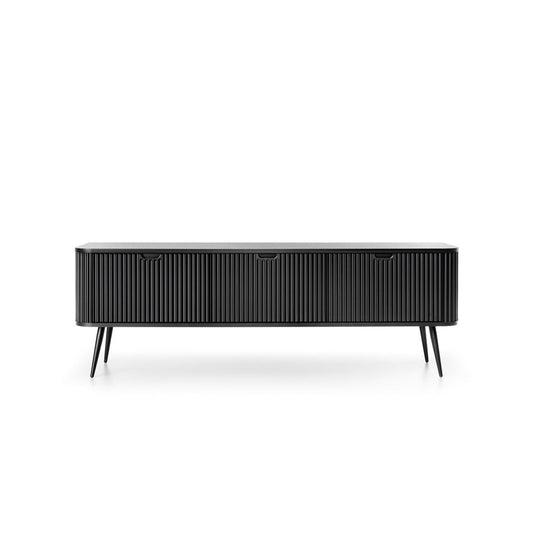 Zova TV Stand Black - Modern Design and Functionality in One TV Cabinet