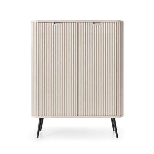 Zova Cashmere High Sideboard with Two Doors