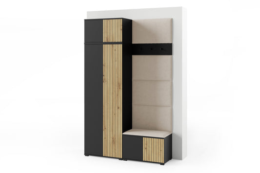 PK Ross 2 Hallway Set –  Upholstered Panels in Various Colours