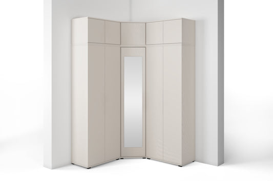 PK Bianco 10 Hallway Wardrobe Set