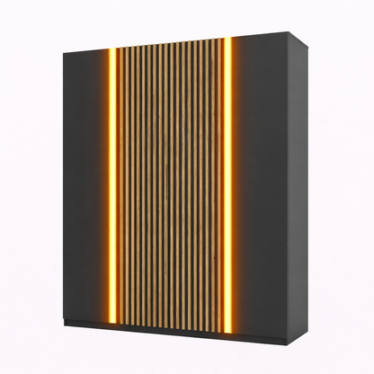 LE KAJA BL/BL-EV 2F 2LAM Wardrobe