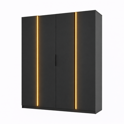 LE KAJA BL/BL 4F  Wardrobe