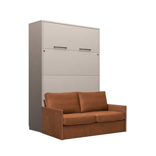Genius Murphy Bed with Sofa Congo 160 x 200 cm and LED Lighting