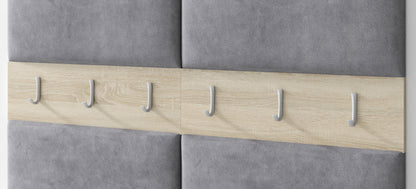 PK Emi 7 Hallway Wardrobe Sonoma - Upholstered Panels in Various Colours