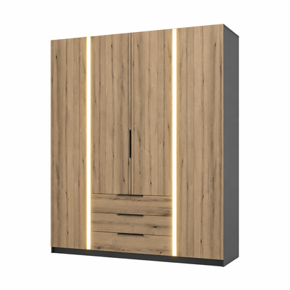 LE KAJA BL/EV 4F 3S Wardrobe