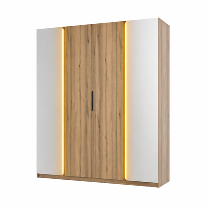 LE KAJA EV/EV 2 2F Wardrobe with Mirror