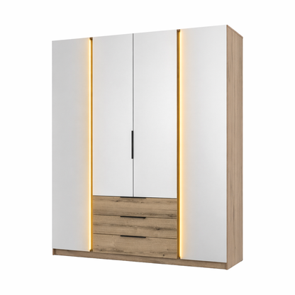 LE KAJA EV/EV 4 3S Wardrobe with Mirror