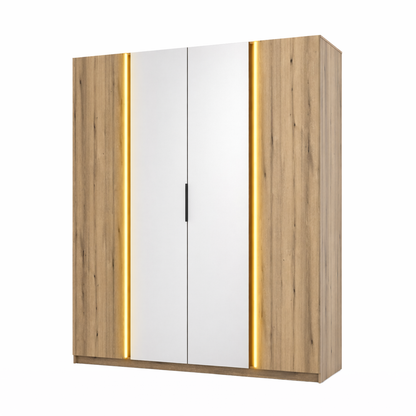 LE KAJA EV/EV 2F 2 Wardrobe with Mirror