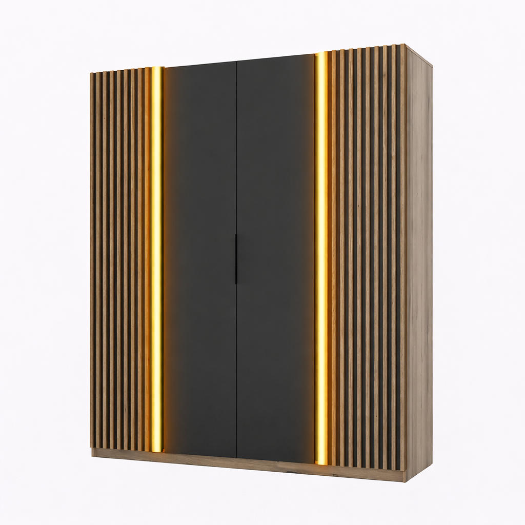 LE KAJA EV/BL-EV 2LAM 2F Wardrobe