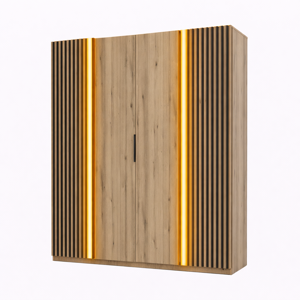 LE KAJA EV/EV-BL 2LAM 2F Wardrobe