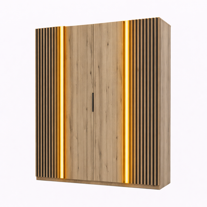 LE KAJA EV/EV-BL 2LAM 2F Wardrobe