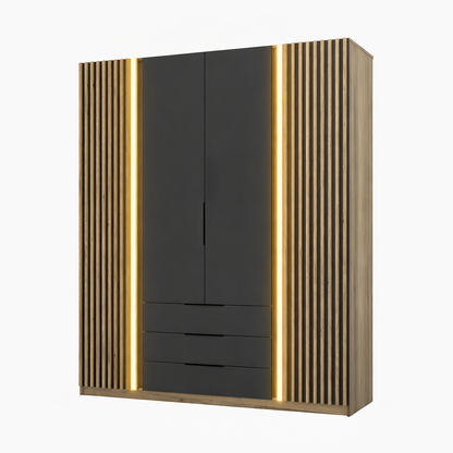 LE KAJA EV/BL-EV 2 LAM 2F 3S Wardrobe