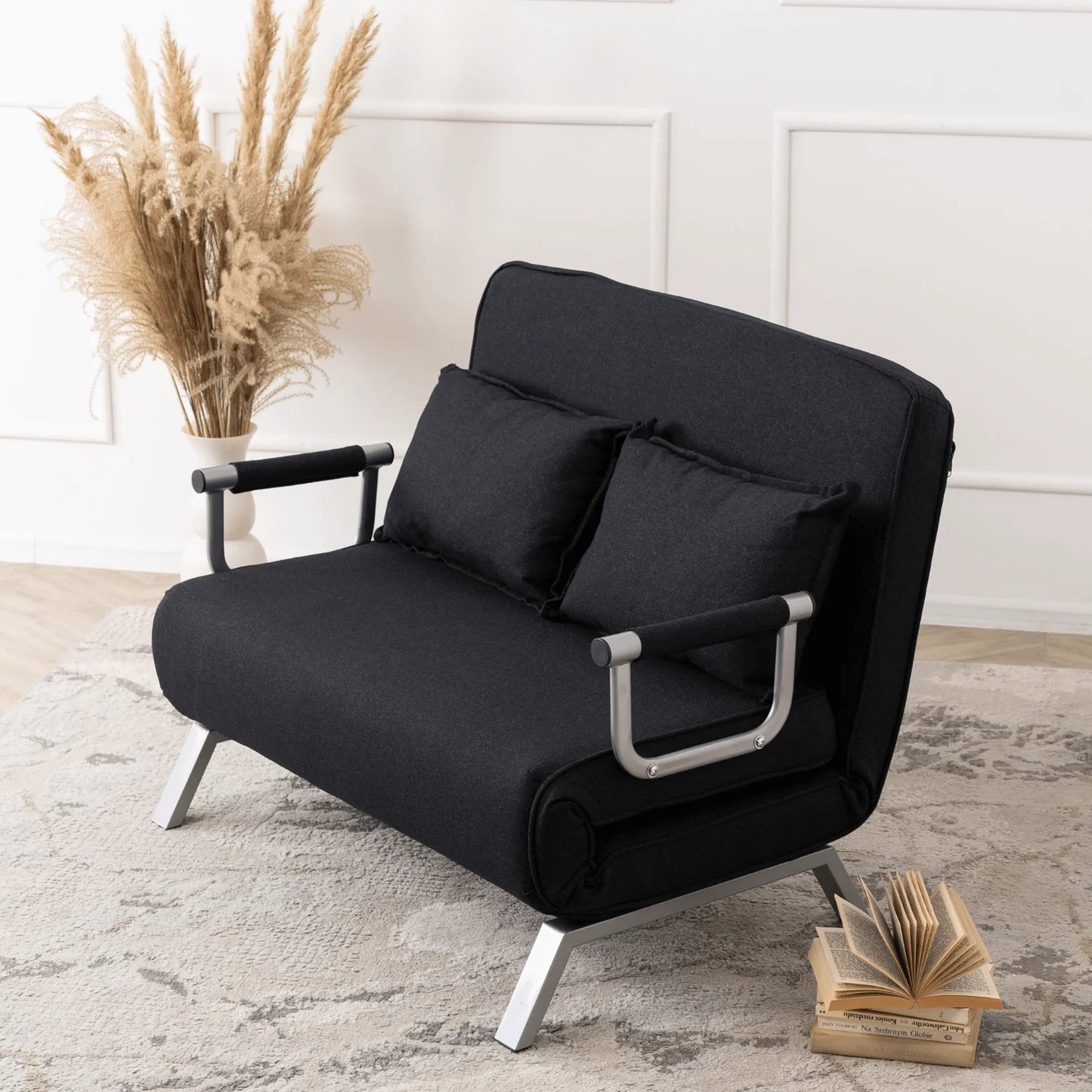 Elite BART 2 Black Two-Seater Armchair