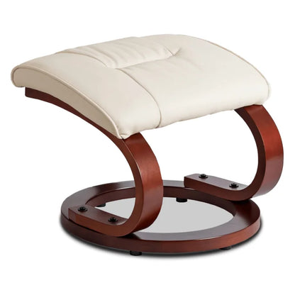 Elite CANO Massage Chair with Footrest Beige/Brown/Black